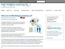 Tablet Screenshot of midsnell.co.uk